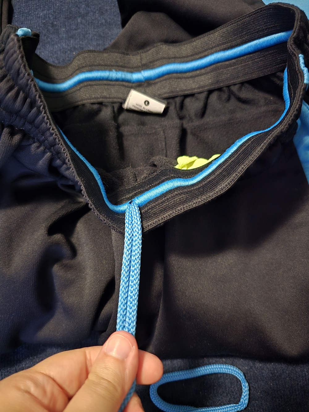 Nike KD Kevin Durant Therma-Fit Basketball Pants Youth Boys Large Black Blue 💖 - Picture 7 of 9